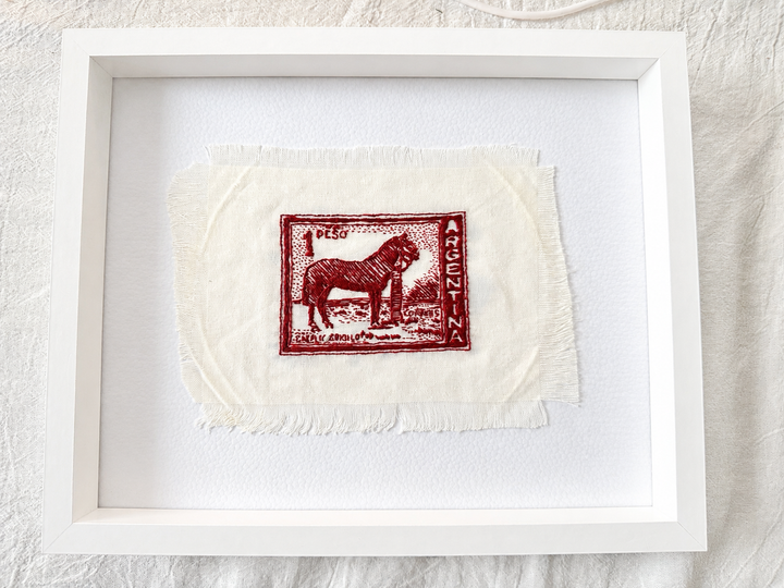 Embroidered Stamp – Argentine Criollo Horse